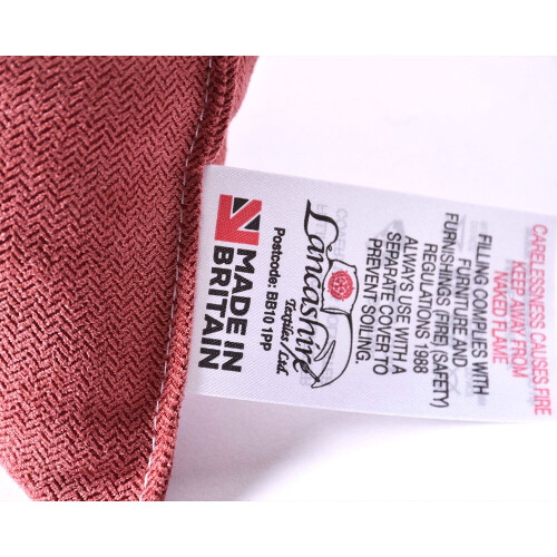 Herringbone Door Draught Excluder - Salmon 2