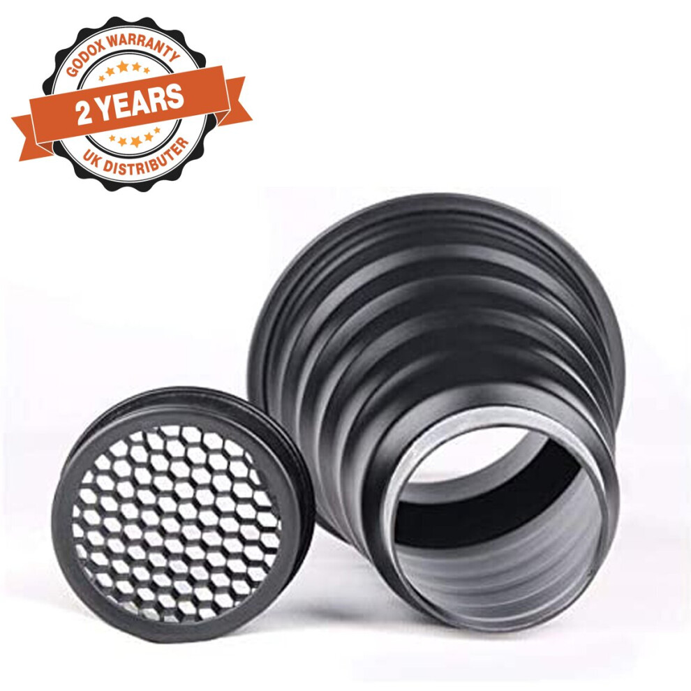 Lencarta Atom/Godox Witstro Conical and Cylindrical Snoot Set with Honeycombs