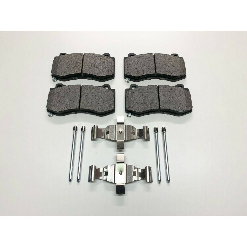Front Brake Pads & Fitting KIT for JEEP CHRYSLER DODGE SRT8 PACKAGE 2005-2019-image-OPC-P6JHHRJ-NEW