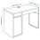 IKEA Micke Computer Desk oak effect, Drawer Home OR Office 105x50x75cm 8