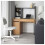 IKEA Micke Computer Desk oak effect, Drawer Home OR Office 105x50x75cm 3