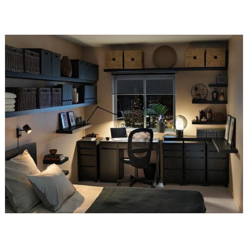 IKEA Micke Computer Desk Black-brown,Drawer Home OR Office 105x50x75cm 2