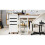 Ikea MICKE Drawer unit with drop-file storage, white 35x75 cm 3