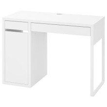 IKEA Micke Computer Desk White Drawer Home OR Office 105x50x75cm
