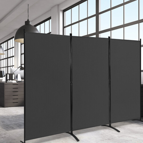 Costway Folding Room Divider 3 Panel Wall Privacy Screen Protector