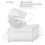 50 White Disposable Face Masks 2