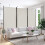 Costway Folding Room Divider 3 Panel Wall Privacy Screen Protector 4