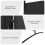 Costway Folding Room Divider 3 Panel Wall Privacy Screen Protector 9