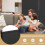 Costway Folding Room Divider 3 Panel Wall Privacy Screen Protector 6