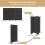 Costway Folding Room Divider 3 Panel Wall Privacy Screen Protector 5
