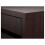 Ikea MICKE Drawer unit with drop-file storage, black-brown 35x75 cm 2