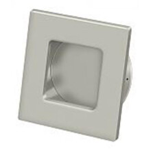 2.75 in. Heavy Duty Square Flush Pull, Brushed Nickel