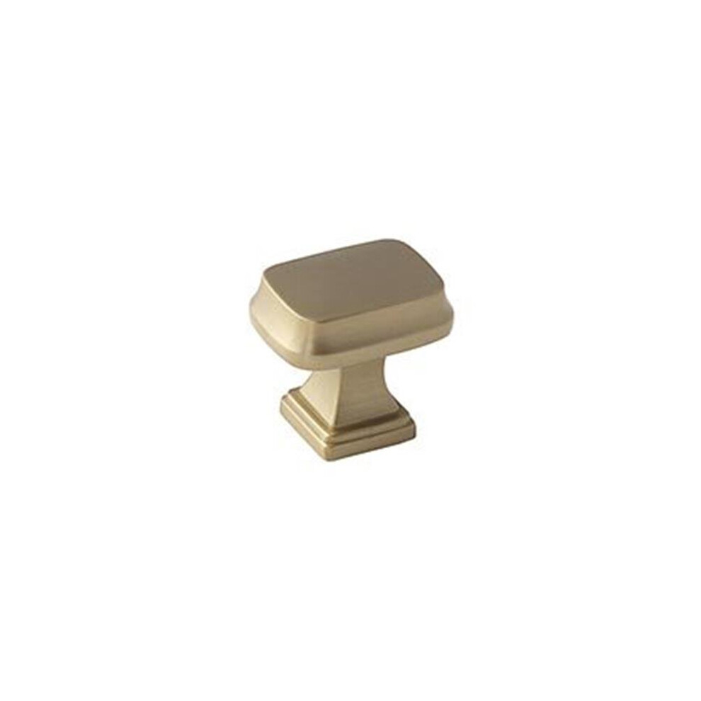 1.25 In. Revitalize Rectangular Knob, Golden Champagne 752516118051