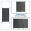 Costway Folding Room Divider 3 Panel Wall Privacy Screen Protector 7