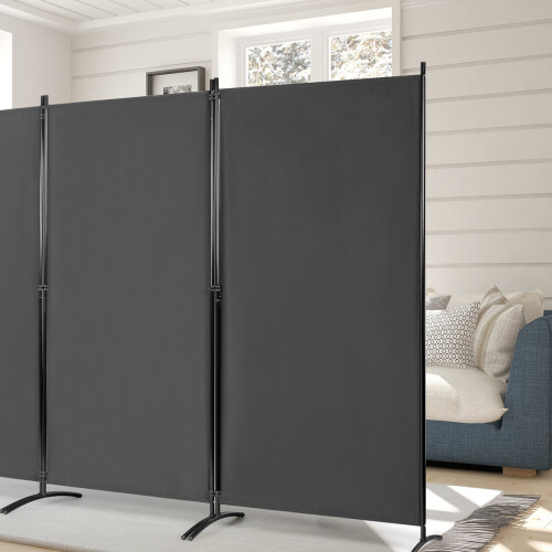 Costway Folding Room Divider 3 Panel Wall Privacy Screen Protector 2