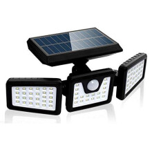 FLOWood 70 LED Solar Lights with Motion Sensor, IP65 Waterproof, 360 Adjustable Solar Spotlight for Garage and Garden