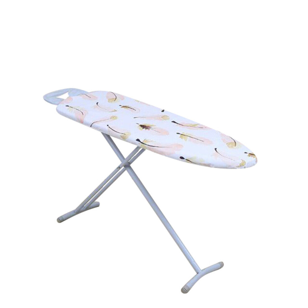 (Pink Feather) Youngshion Scorch Resistant Printed Thick Cotton Ironing Board Cover and Pad Fits to 55inch x 20inch