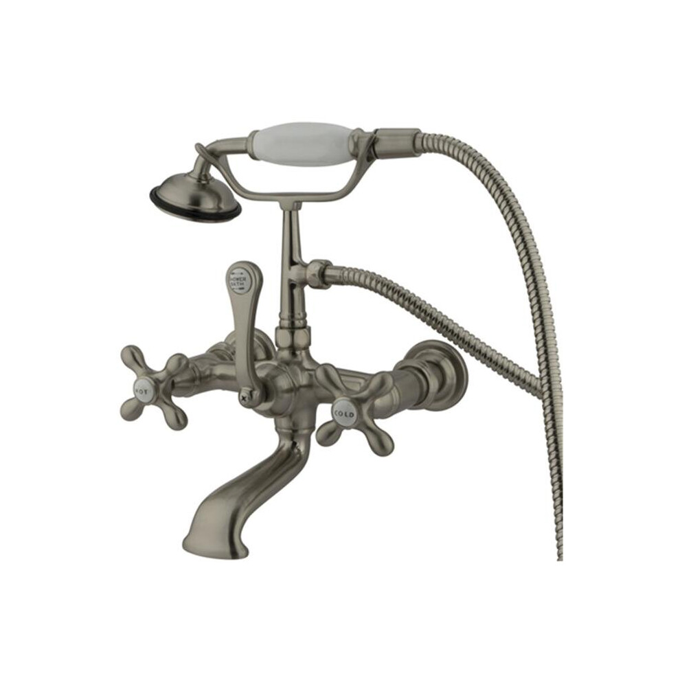 Clawfoot Tub Filler With Hand Shower - Brushed Nickel Finish 780997789101