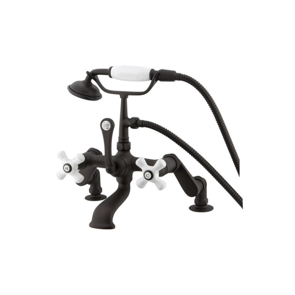 Clawfoot Tub Filler With Hand Shower - Oil Rubbed Bronze Finish 780997694474