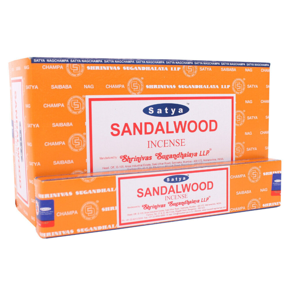 Sandalwood Incense Sticks by Satya Incense IS_01473 SD