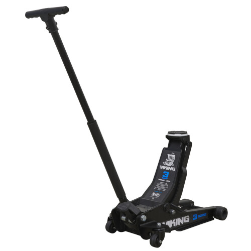 Sealey Viking 3 Tonne Low Profile Professional Trolley Jack with Rocket Lift 1