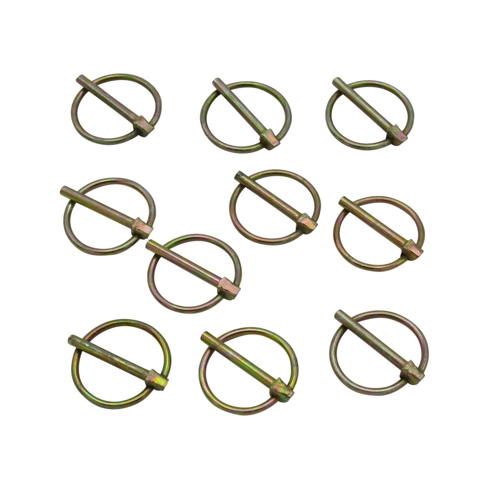 8.5Mm Tractor Lynch Pins X10 (Linchpin Lynchpin Trailer Fastener Farm) 600988479944