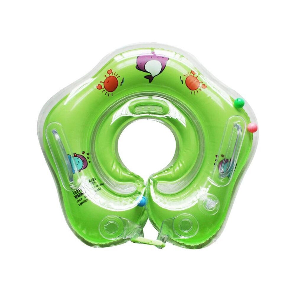 (green, 1-18 months) swimming pool and bath baby neck ring