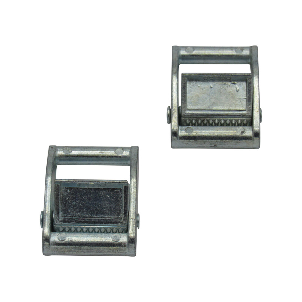 Pressed Cam Buckles 25Mm X2 (250Kg Zinc Plated Cambuckle Tie Down) 600988485525