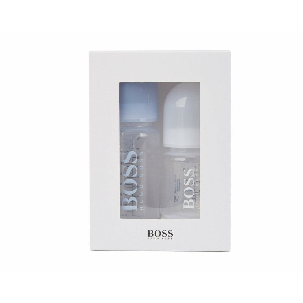 (One Size) Hugo Boss Baby's J90P01 771 Two Bottle Set Pale Blue Boxed Gift Set