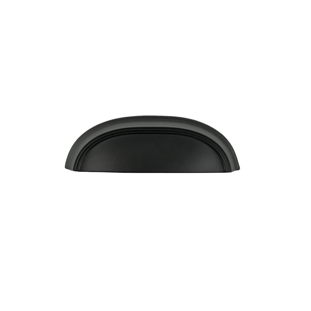 3 In. 96 Mm Center-Center Style Cup, Cabinet Pull, Matte Black 780997566832