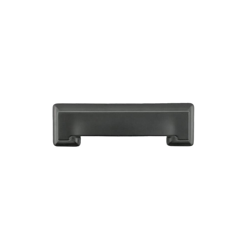 3 In. 96 Mm Center-Center Style Cup, Cabinet & Drawers Pull, Matte Black 780997495293