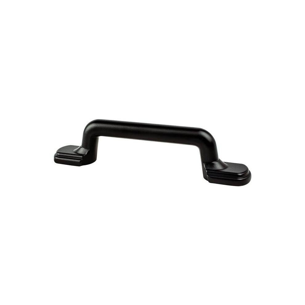 3 In. Advantage Plus Two Arch Traditional Pull, Matte Black 780997428093