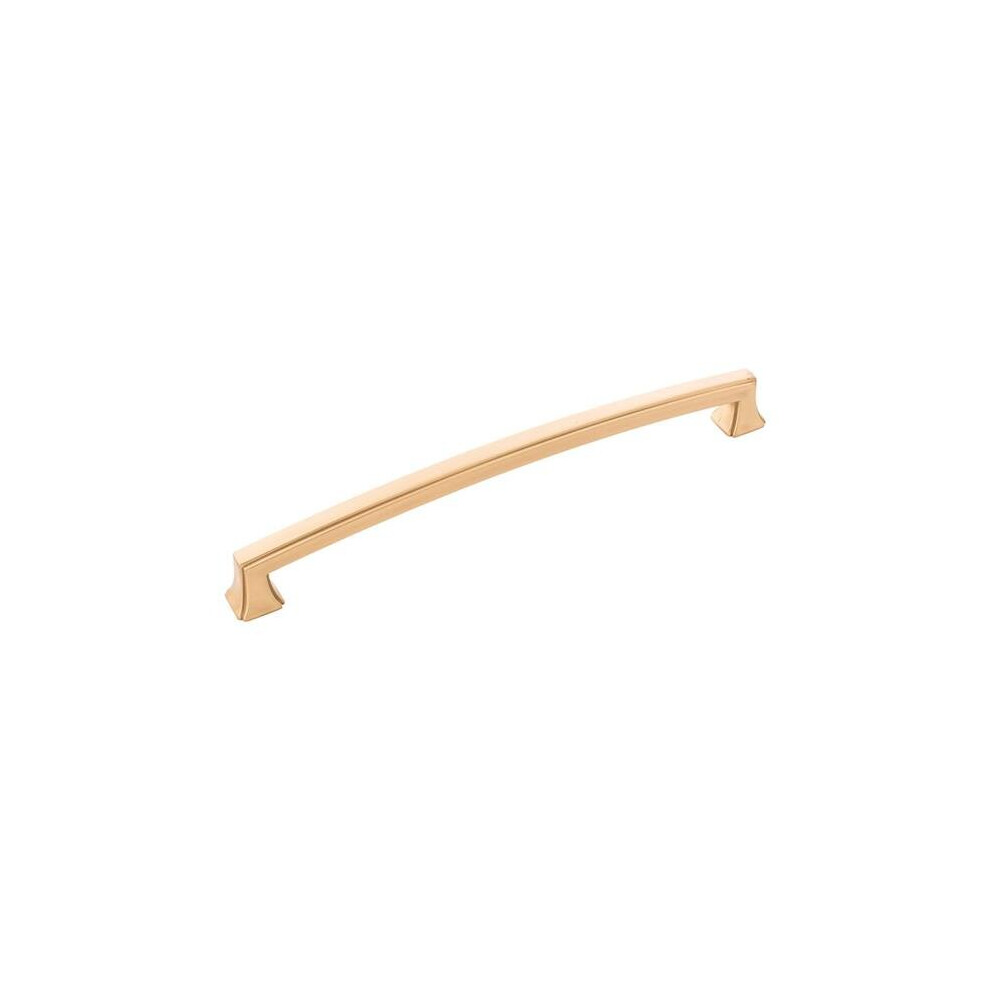 224 Mm Center-Center Style Cabinet & Drawers Pull, Brushed Gold Brass 780997566917