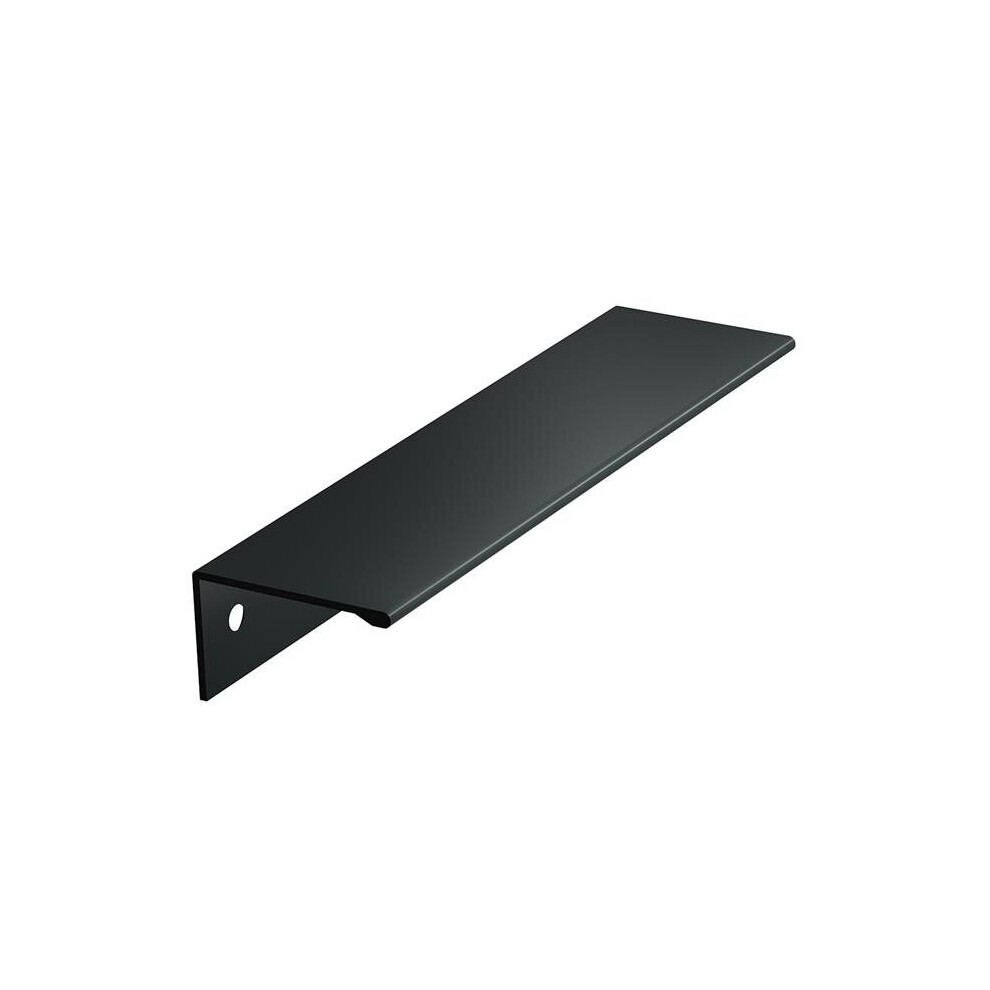 128 Mm Edge Pull, Matte Black 780997427751