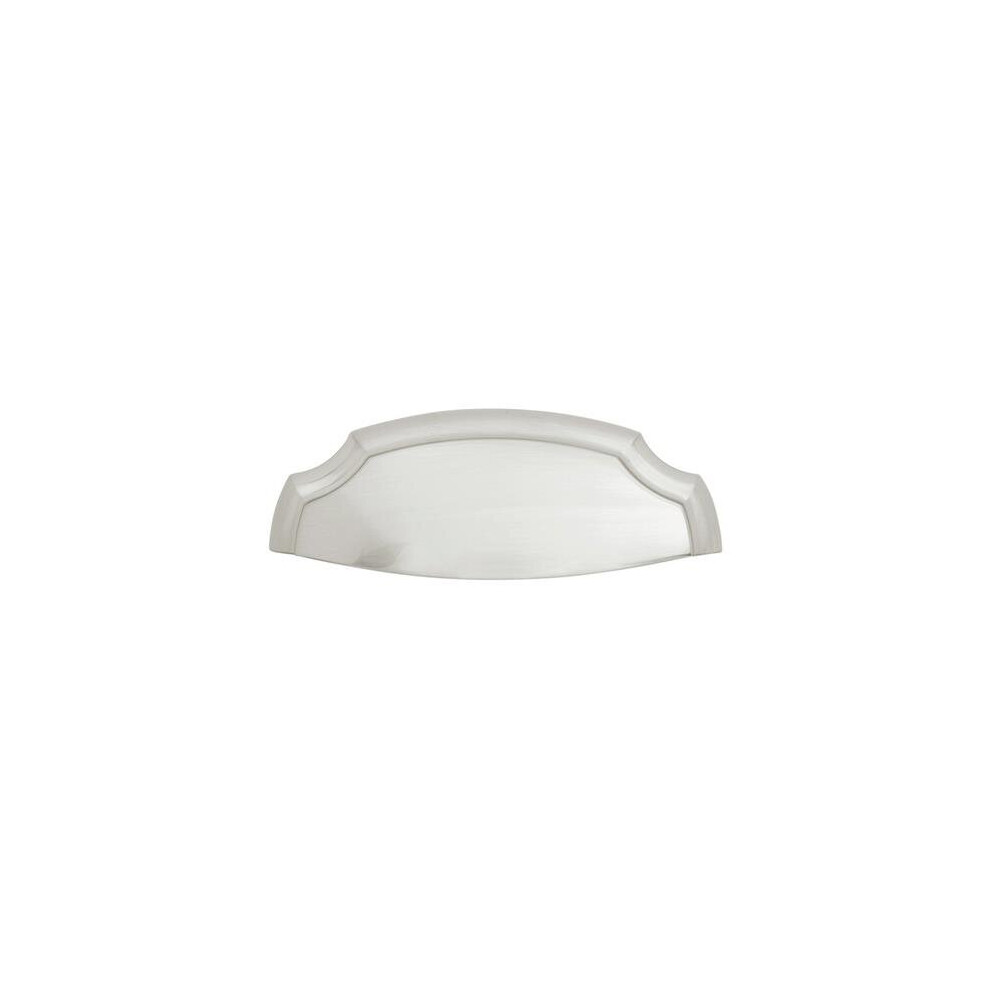 3 In. 96 Mm Center-Center Style Cup, Cabinet & Drawers Pull, Satin Nickel 780997566771