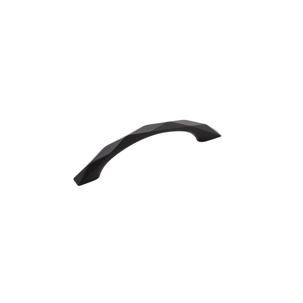 96 Mm Center-Center Style Cabinet Pull For Kitchen, Matte Black 780997430393