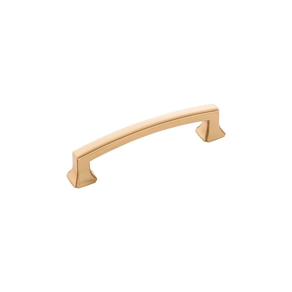 96 Mm Cabinet & Drawers Pull, Brushed Gold Brass 780997428017