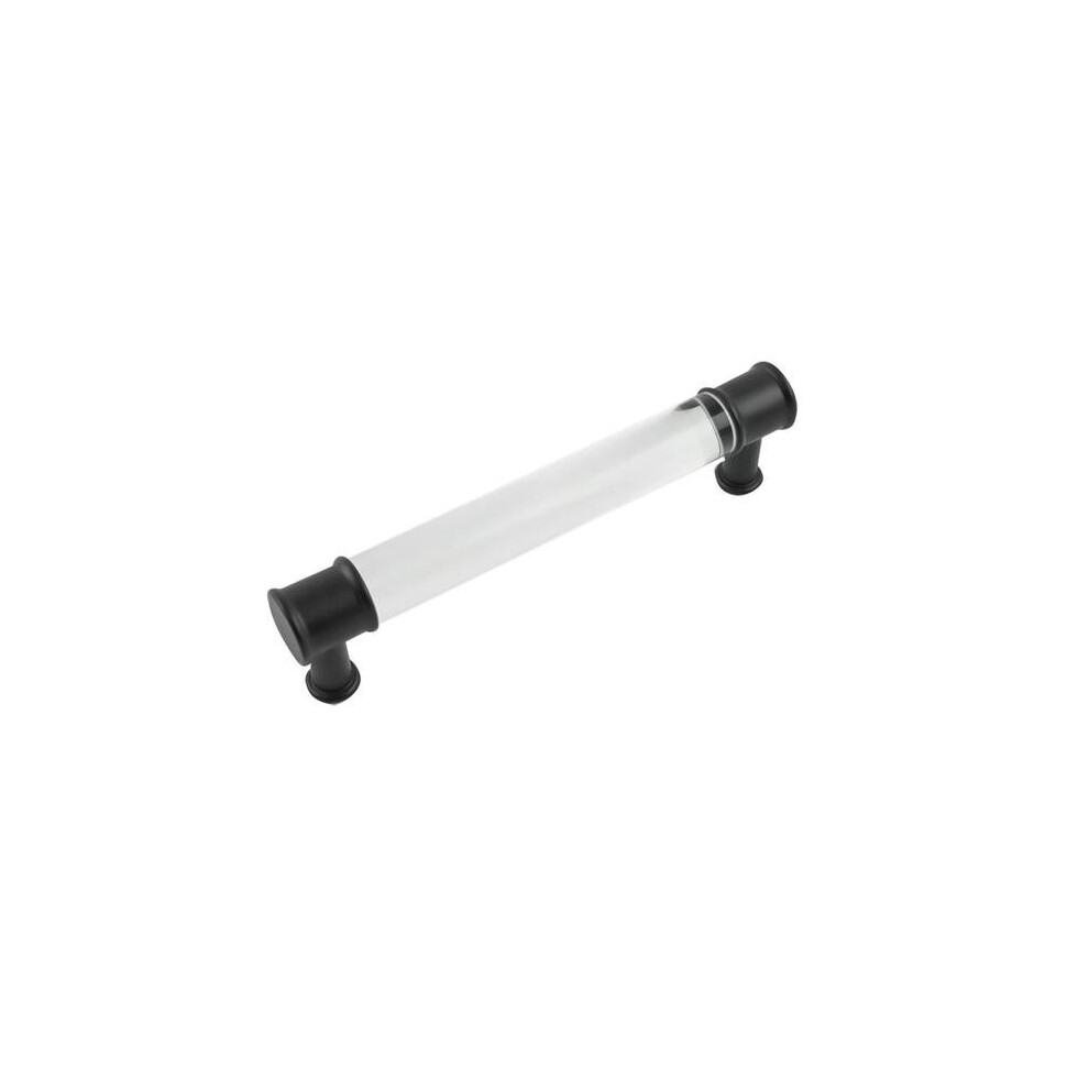128 Mm Center-Center Style Cabinet & Drawers Pull, Matte Black 780997430577