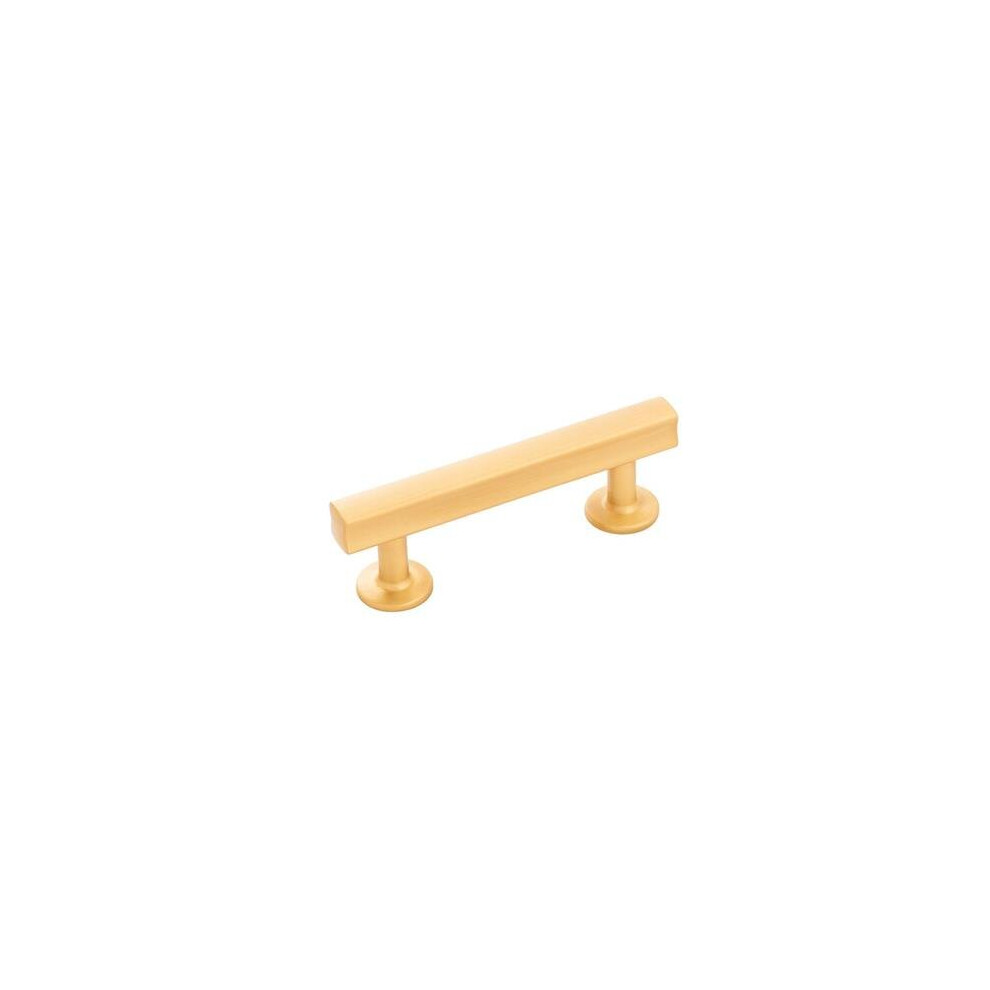 3 In. Center-Center Style Cabinet & Drawers Pull, Brushed Gold Brass 780997620794