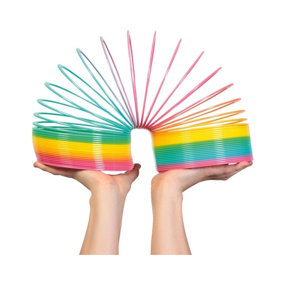Brand New Giant Magic Rainbow Slinky Springy - Indoor/Outdoor Colourful Childrens Classic