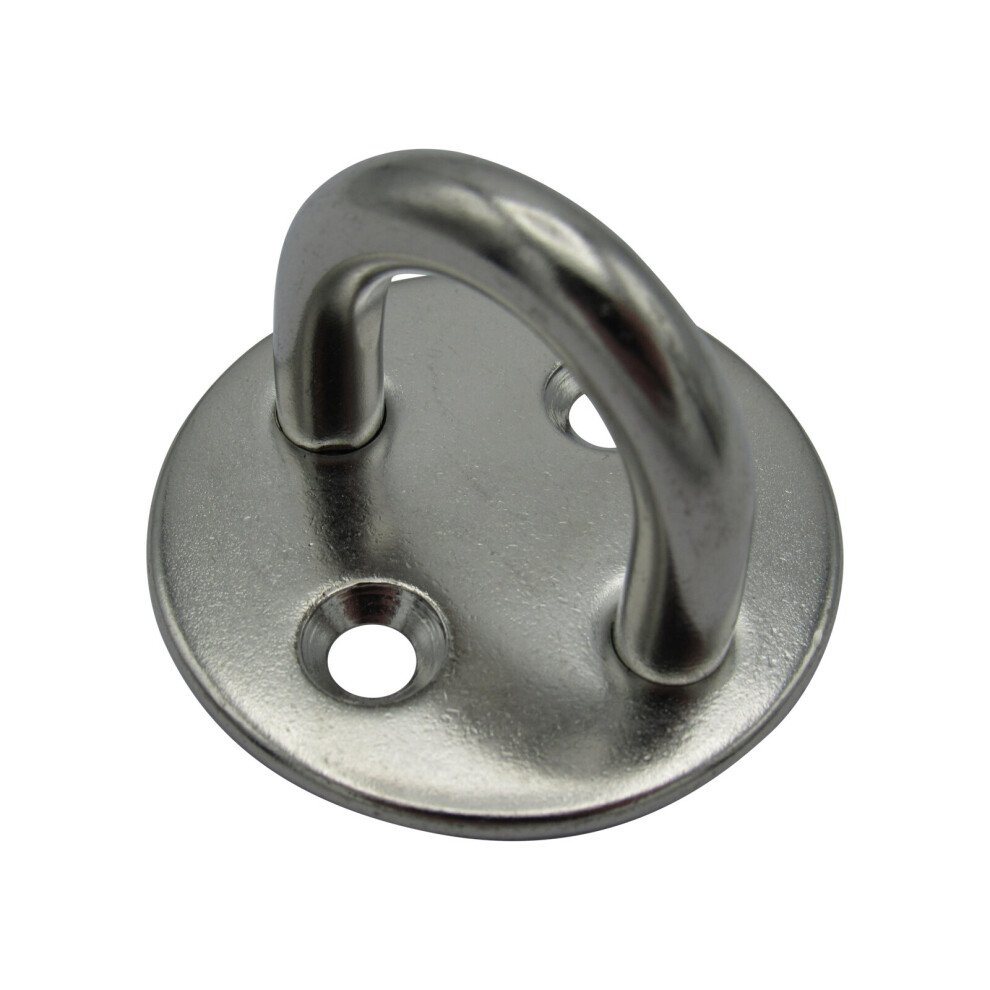 Stainless Steel Round Eye Plate 5MM (Two Hole Marine Deck Padeyes)