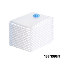 (100*130cm, 1 Pc) 10x Strong Vacuum Storage Bags Space Saving Pack Saver Organiser Compressed Bag