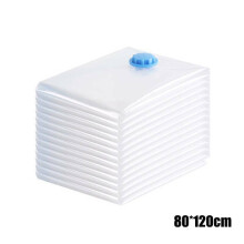 (80*120cm, 1 Pc) 10x Strong Vacuum Storage Bags Space Saving Pack Saver Organiser Compressed Bag