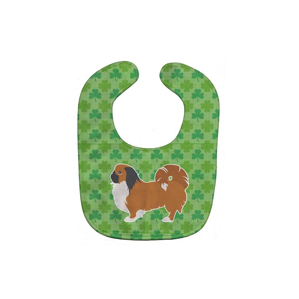 Pekingese Shamrocks Baby Bib Stationx