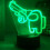Among Us Games 3D Illusion Visual Sensor Night Light LED Desk Table Lamp Gift 7