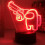 Among Us Games 3D Illusion Visual Sensor Night Light LED Desk Table Lamp Gift 8