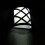 Fence Criss Cross Solar Powered LED Lights Wall Mounted Path Garden 4