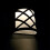 Fence Criss Cross Solar Powered LED Lights Wall Mounted Path Garden 6