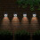 Fence Criss Cross Solar Powered LED Lights Wall Mounted Path Garden 2