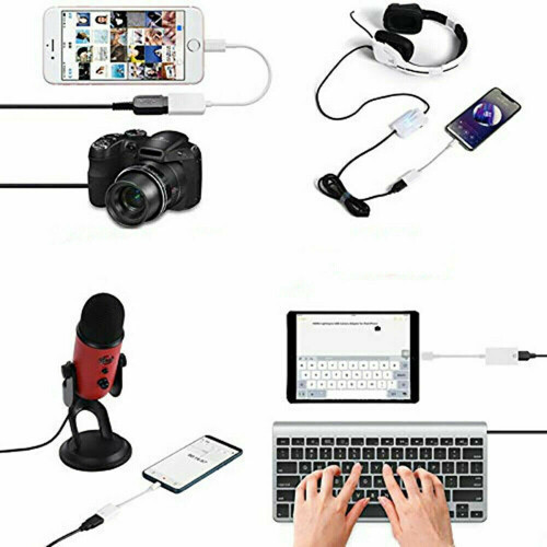 Lightning to USB Camera Adapter Connector Cable OTG For Apple iPhone iPad 1